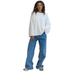 2026 Autumn/Winter New Style Faux Mink Cashmere Loose Round Neck Sweater for Women, Soft Knitted Pullover, Hot Selling Across Borders