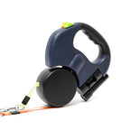 Cross-border wholesale pet gardening retractable leash outdoor multi-functional double-headed leash for dogs