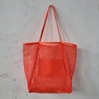Large capacity women's beach bag, hollow mesh beach bag, outdoor travel storage bag, tote bag