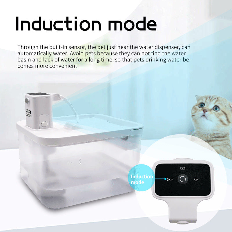 Smart Wireless 2.5L Water Dispenser for Pets