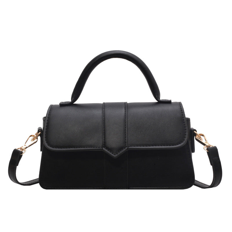 High-end niche design bag for women autumn and winter new single shoulder crossbody bag retro versatile portable small square bag