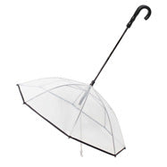 Transparent Pet Umbrella Dog C-shaped Umbrella Adjustable Rainy Day Dog Walking Leash