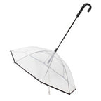 Transparent Pet Umbrella Dog C-shaped Umbrella Adjustable Rainy Day Dog Walking Leash