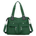 Lightweight casual tote bag, large-capacity commuter shoulder canvas bag, fashionable Oxford cloth large bag, nylon handbag