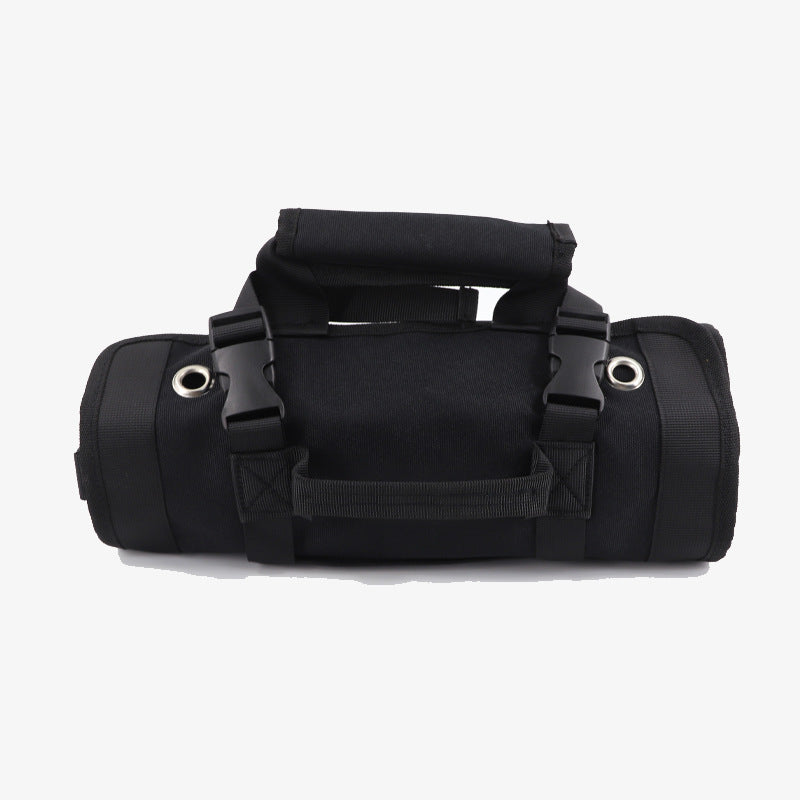Roll-type hardware tool bag, garden-type electrician and woodworking storage bag, multi-functional car hanging storage bag in stock