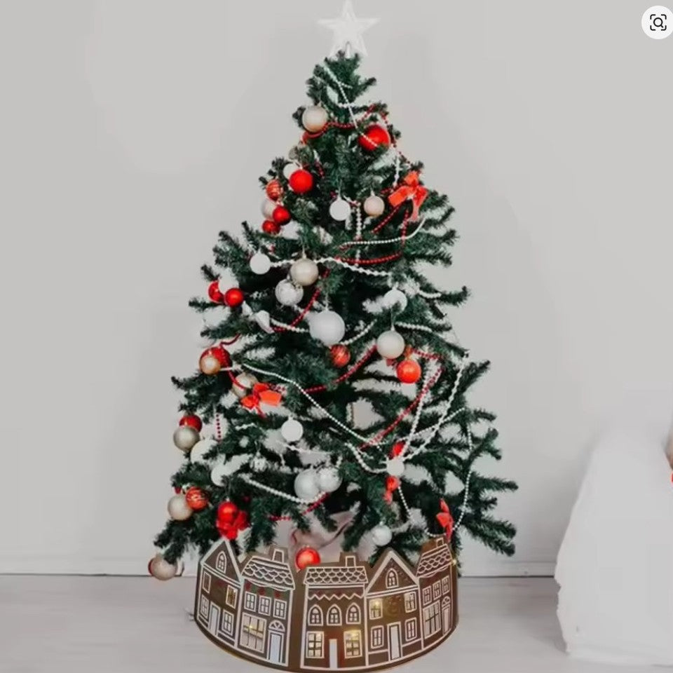 New LED Gingerbread Christmas Tree Collar Decoration