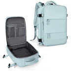 Large capacity travel bag double zipper leisure backpack