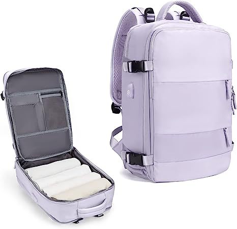 Large capacity travel bag double zipper leisure backpack