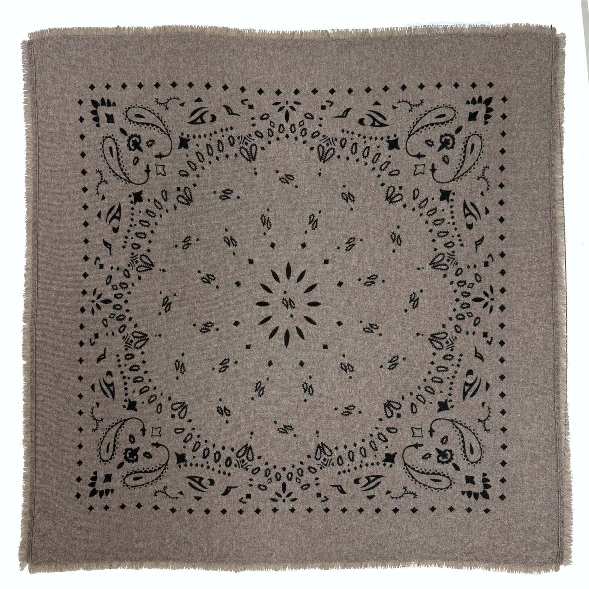 2026 New Style Cashmere Knitted Printed Square Scarf/Shawl - Spring/Summer, Warm in Air-Conditioned Rooms, Autumn/Winter, Stylish and Versatile Scarf
