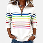 2026 Autumn/Winter Half-Zip Hoodie Women's Top