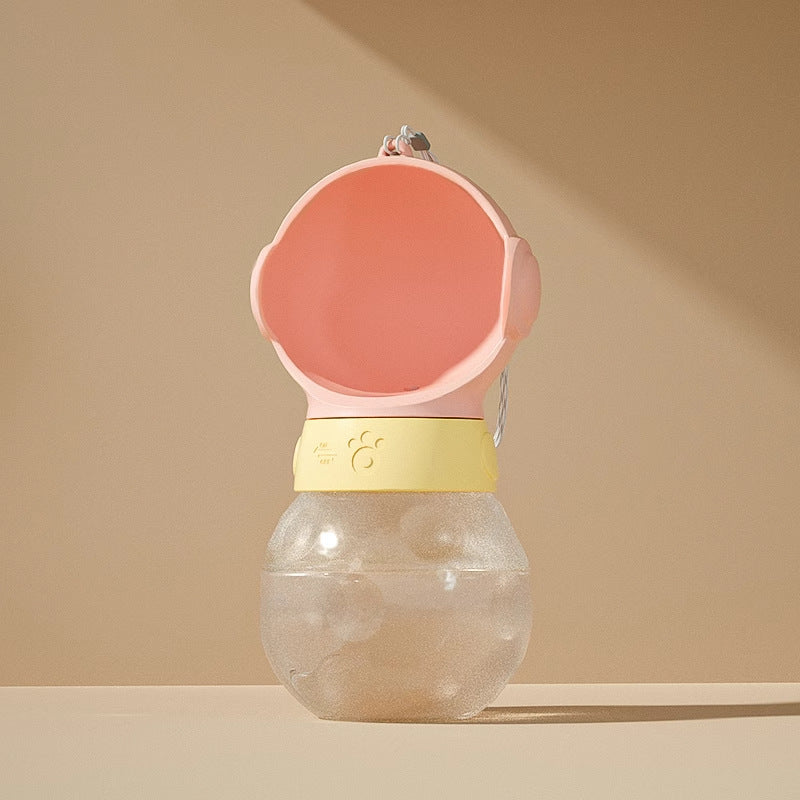 Portable water bottle for pets