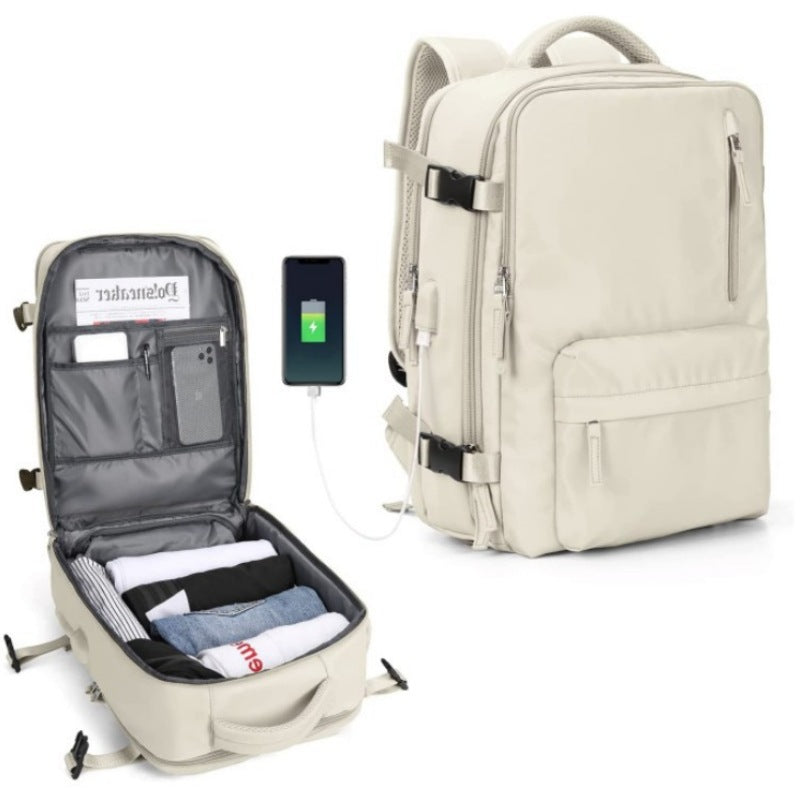 New USB rechargeable large capacity portable travel backpack multifunctional leisure backpack