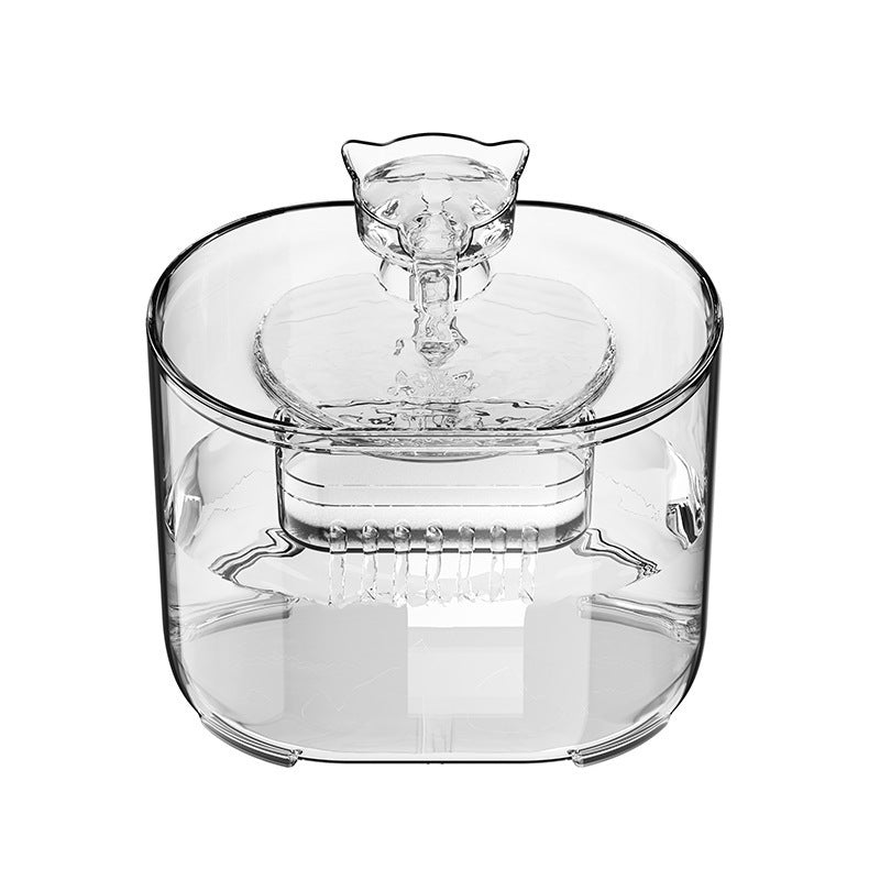 Automatic circulating water fountain for Pets, temperature-controlled