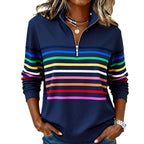 2026 Autumn/Winter Half-Zip Hoodie Women's Top