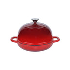 Cast iron enamel black bread pan/baking pan/frying pan, 26cm diameter.