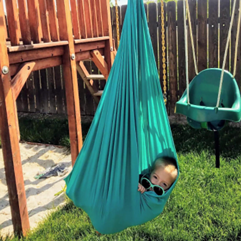 Children's elastic hammock hanging chair indoor and outdoor swing yoga