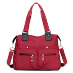 Lightweight casual tote bag, large-capacity commuter shoulder canvas bag, fashionable Oxford cloth large bag, nylon handbag