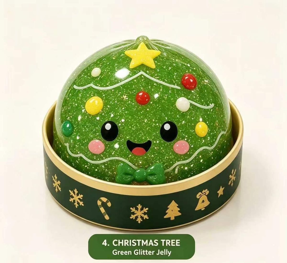 New cross-border Christmas dumpling blind box, stress-relieving and fun decorative item, realistic steamed bun.