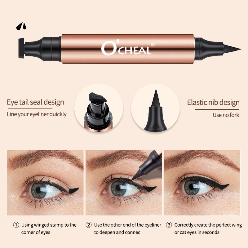 Double-headed seal eyeliner pen