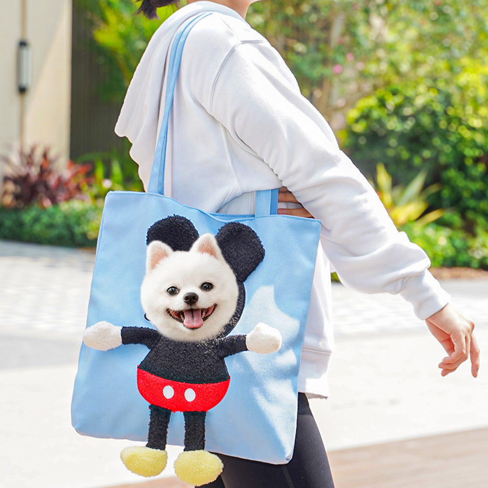 Portable travel bag for pets.