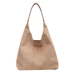 Casual commuter large capacity women's bag 2026 new autumn and winter suede tote bag niche versatile shoulder bag