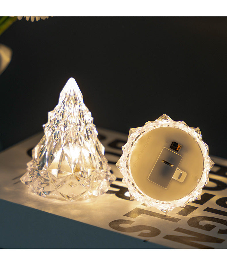 Crystal Christmas Tree Night Light