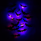 Cross-border 3D Halloween LED Night Light Bat Spider Festival Party Garage Decoration