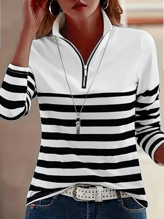 2026 Autumn/Winter Half-Zip Hoodie Women's Top