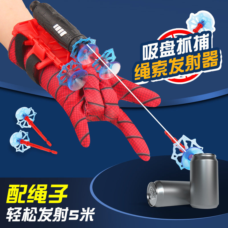Spider Launcher with Spider Ribbon Gloves that Fires Soft Bullets