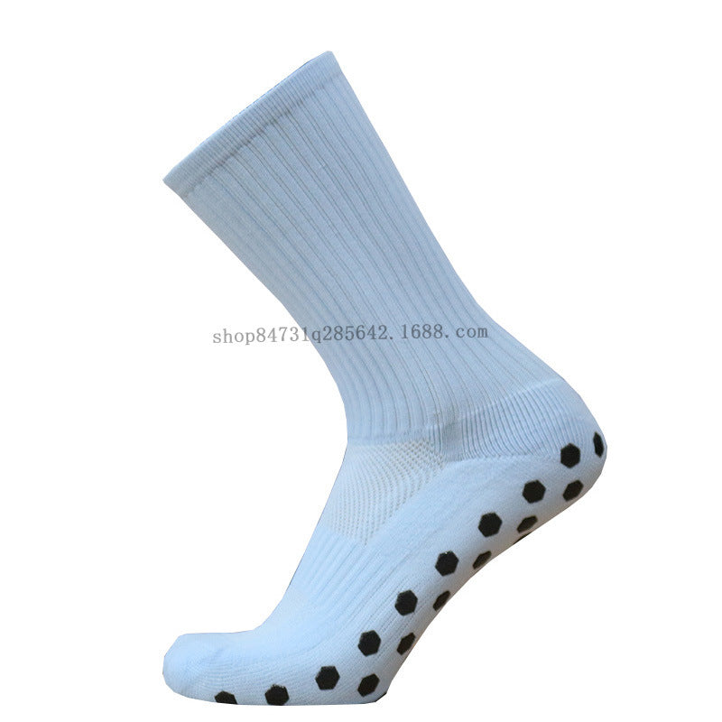 Solid color non-slip socks