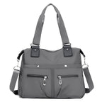 Lightweight casual tote bag, large-capacity commuter shoulder canvas bag, fashionable Oxford cloth large bag, nylon handbag