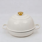 Cast iron enamel black bread pan/baking pan/frying pan, 26cm diameter.