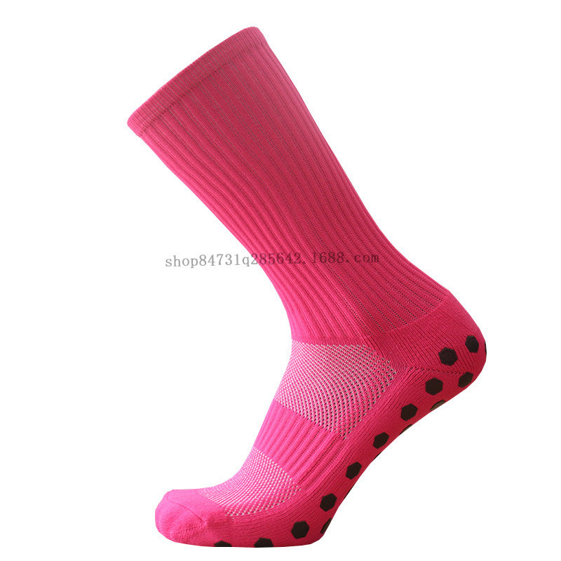 Solid color non-slip socks