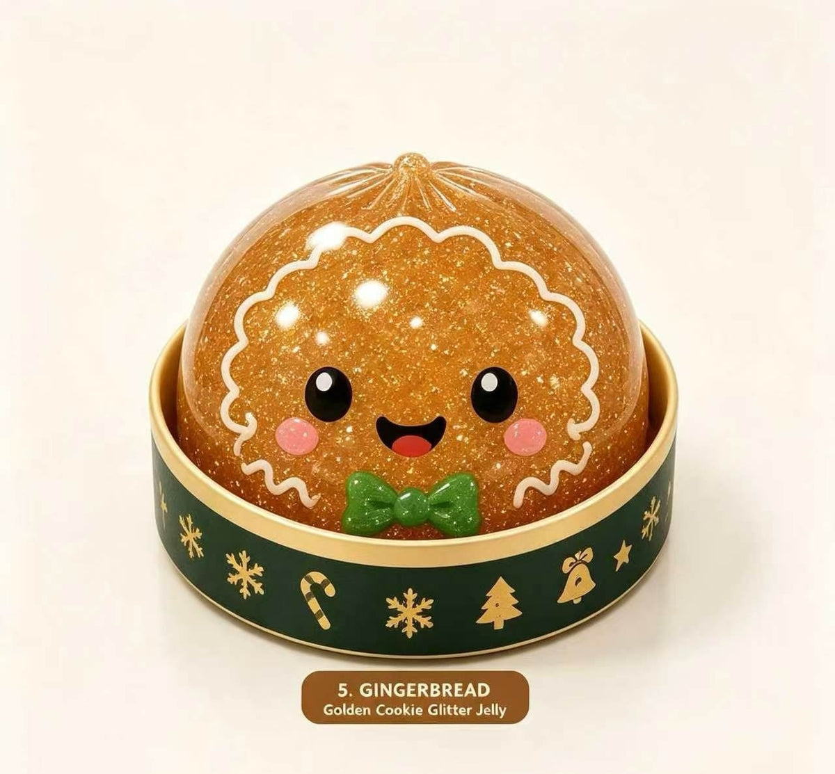 New cross-border Christmas dumpling blind box, stress-relieving and fun decorative item, realistic steamed bun.