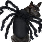 Cross-border Halloween glowing spider pet costume cosplay props cat and dog chest and back prank costumes