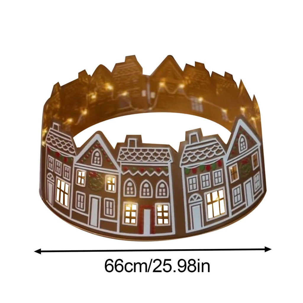 New LED Gingerbread Christmas Tree Collar Decoration