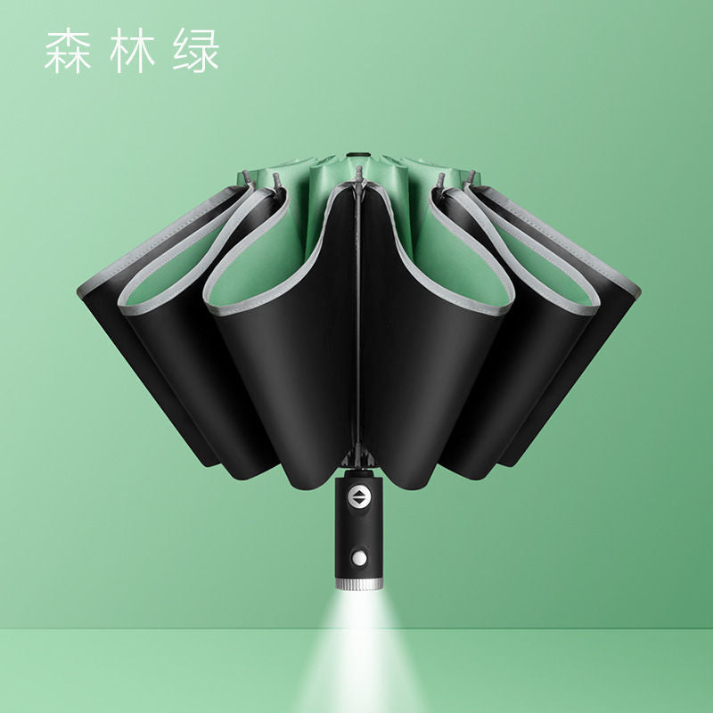 Fully automatic folding umbrella, large size men's and women's sunshade advertising umbrella, Rolls-Royce Douyin popular luxury car VIP umbrella
