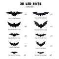 Cross-border 3D Halloween LED Night Light Bat Spider Festival Party Garage Decoration