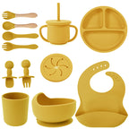 Baby silicone tableware set