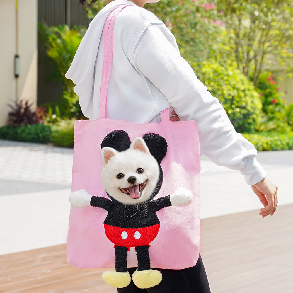Portable travel bag for pets.