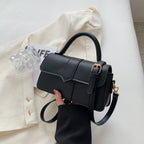 High-end niche design bag for women autumn and winter new single shoulder crossbody bag retro versatile portable small square bag