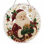 New 5D diamond painting pendant, Christmas holiday ornament, diamond painting pendant
