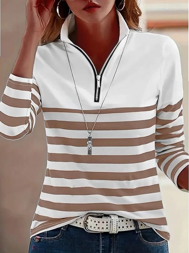 2026 Autumn/Winter Half-Zip Hoodie Women's Top