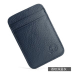 Small round elephant business card holder, card holder, foreign trade bank card holder, top-grain cowhide leather bag, 5-card holder, exquisitely supplied.