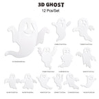 Cross-border 3D Halloween LED Night Light Bat Spider Festival Party Garage Decoration
