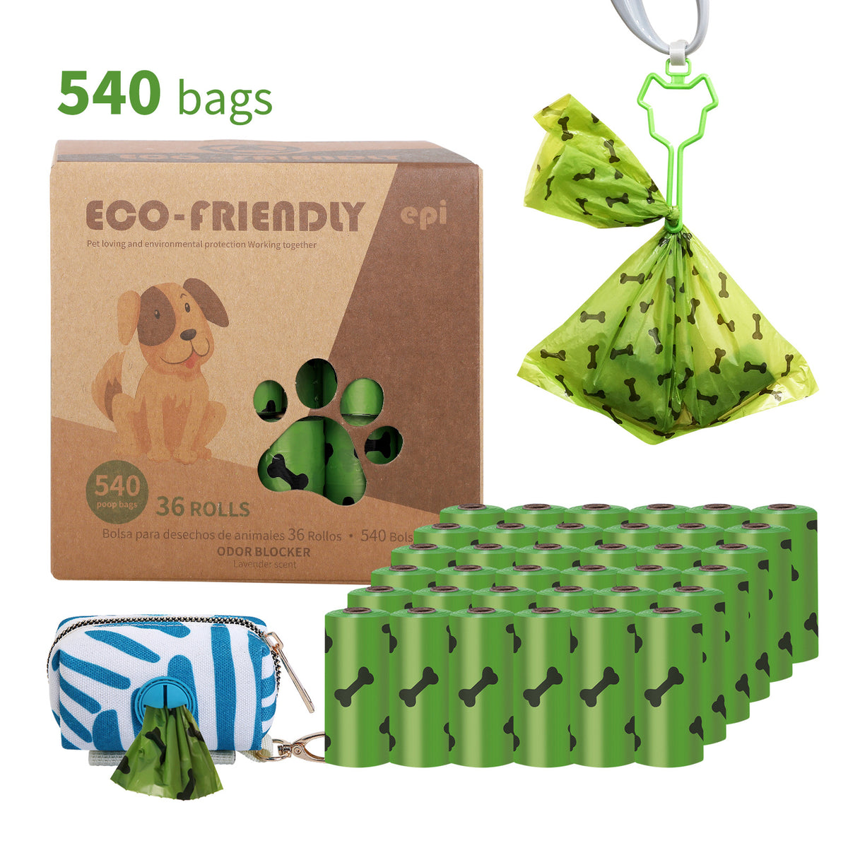 Dog poop bag