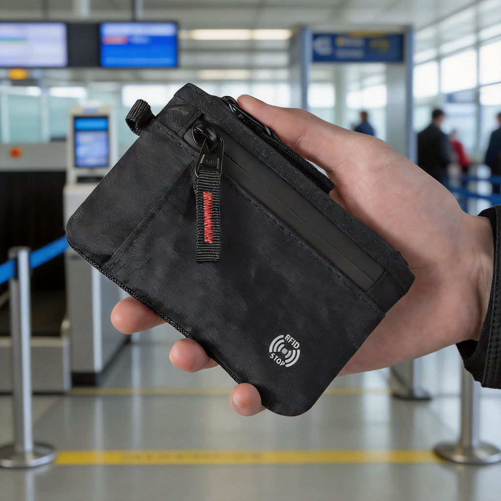 Amazon's best-selling cross-border RFID coin purse, anti-theft card holder, X-Pac mini travel wallet and key pouch.