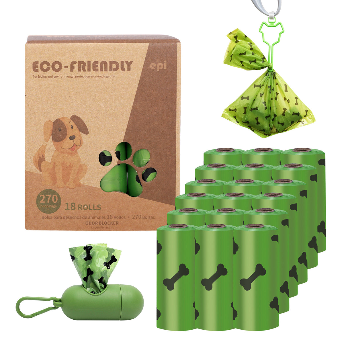 Dog poop bag