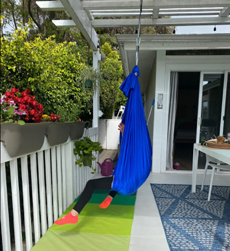 Children's elastic hammock hanging chair indoor and outdoor swing yoga