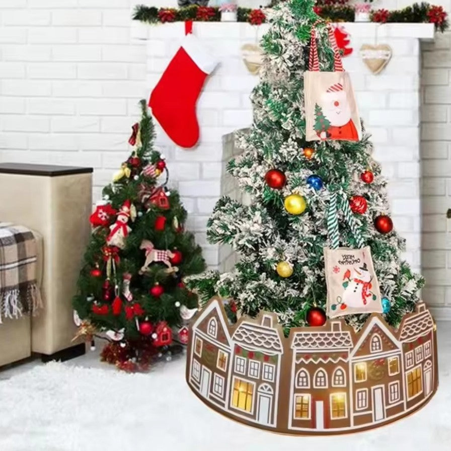 New LED Gingerbread Christmas Tree Collar Decoration